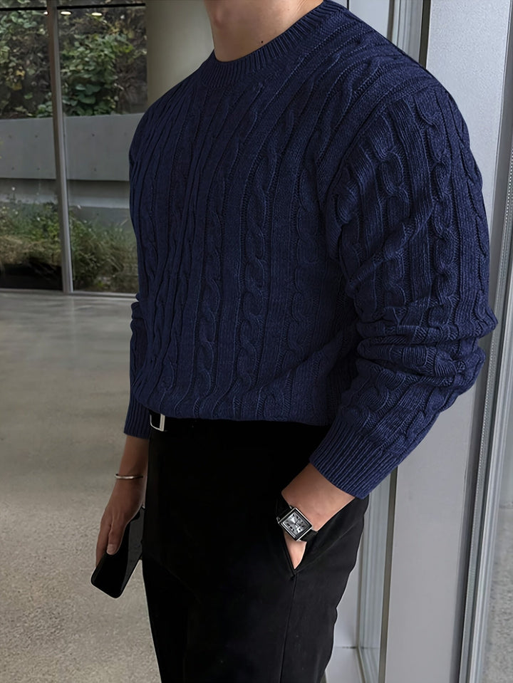 Preston | Sweter z Twisted Cable