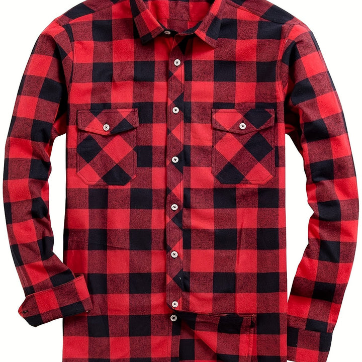 Miles | Klasyczna Koszula Flanelowa w Kratę