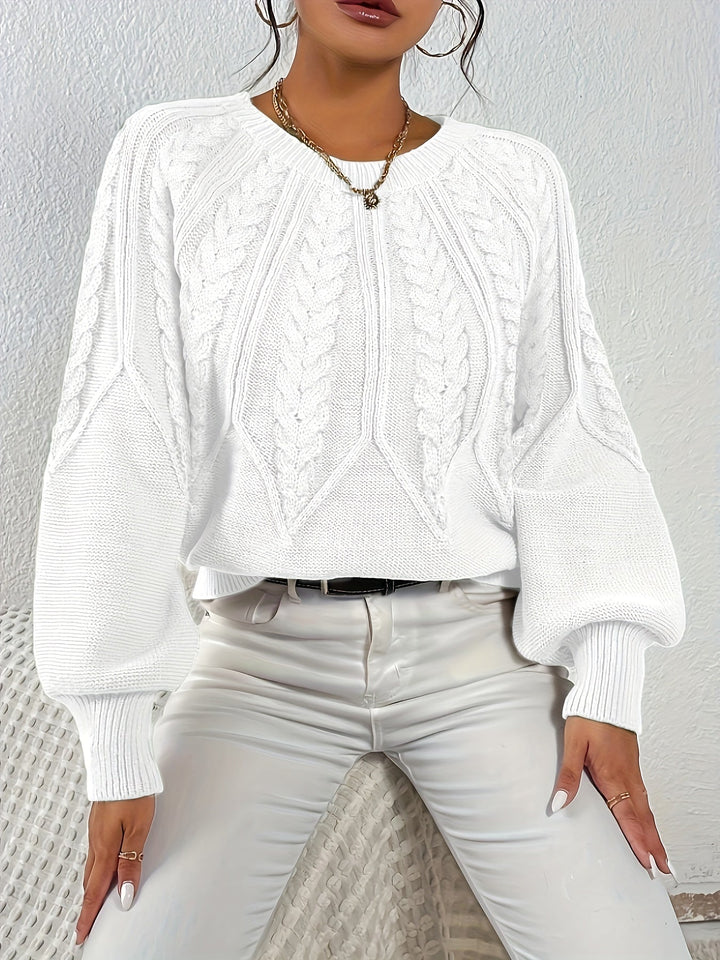 Eleanor | Luźny sweter w sploty