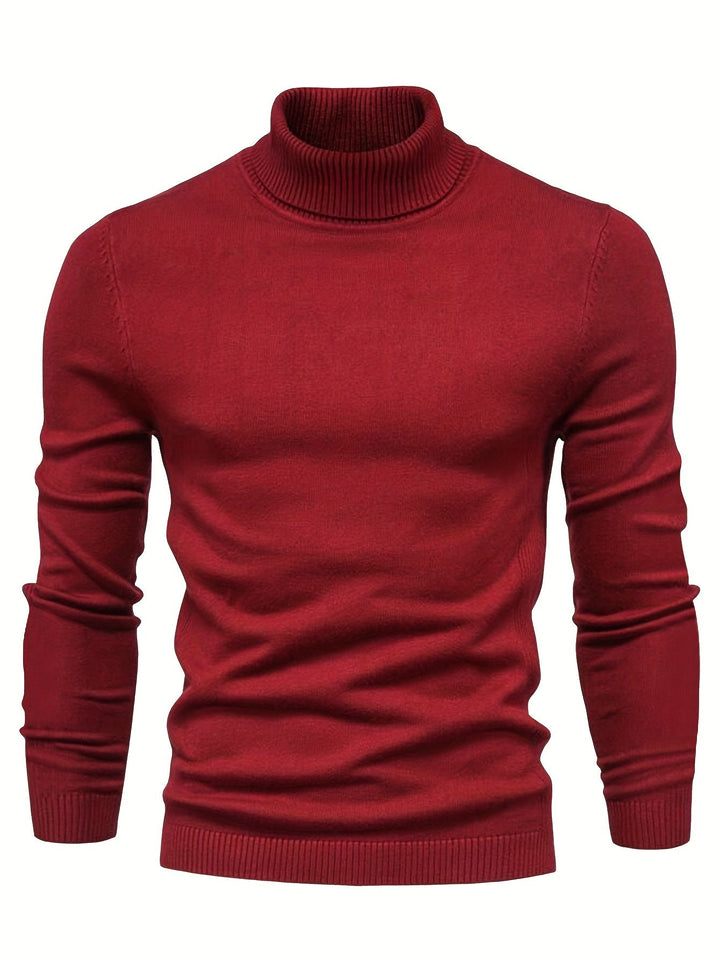 Malcolm | Klasyczny Sweter z Mock-Neck