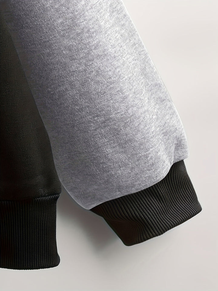 Cedric | Kolorowy Blok Zip-Up Hoodie