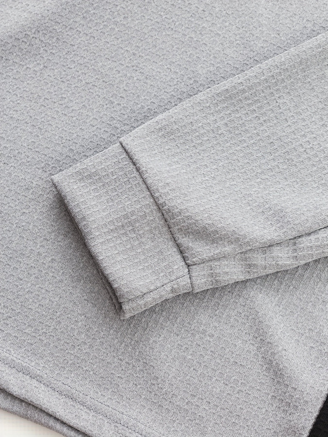 Curtis | Teksturowany Henley z Długim Rękawem