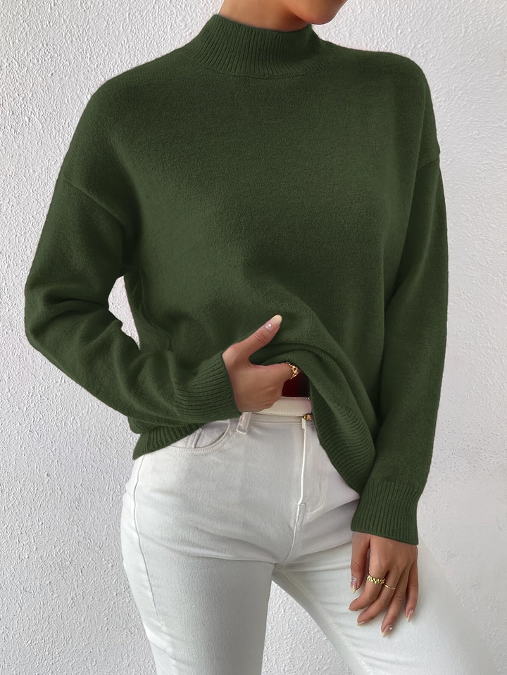Lorelei | Elegancki Sweter z Mock Neck