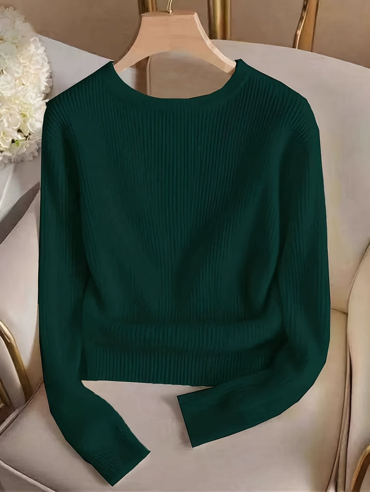 Gretchen | Sweter z ribbowanym mankietem