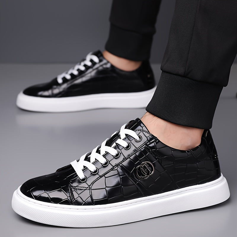 Bruno | Eleganckie Sneakersy z Teksturą