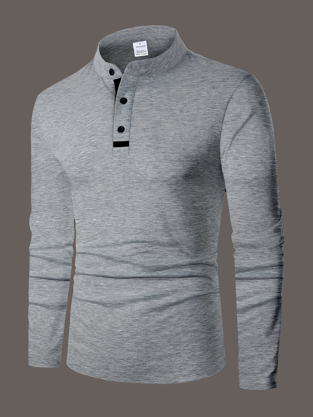 Jasper | Wyrafinowany longsleeve Henley