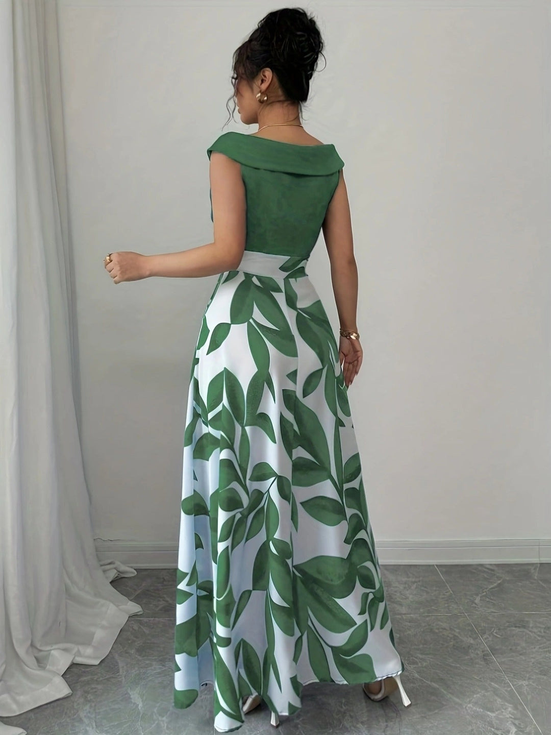 Lucille | Elegancka Kwiatowa Sukienka Maxi