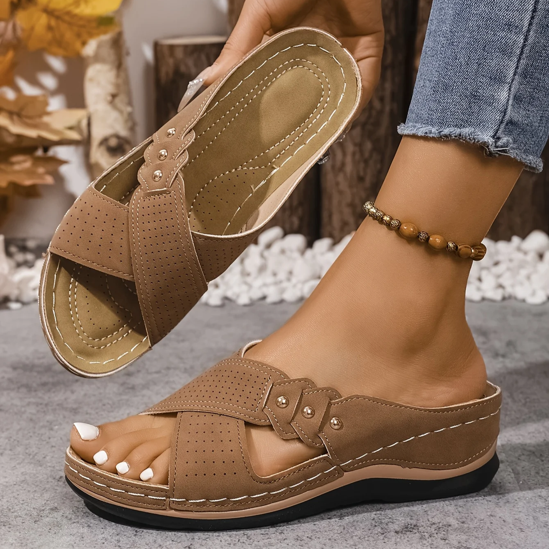 Charlotte | Premium Ortopedyczne Sandały Wedge