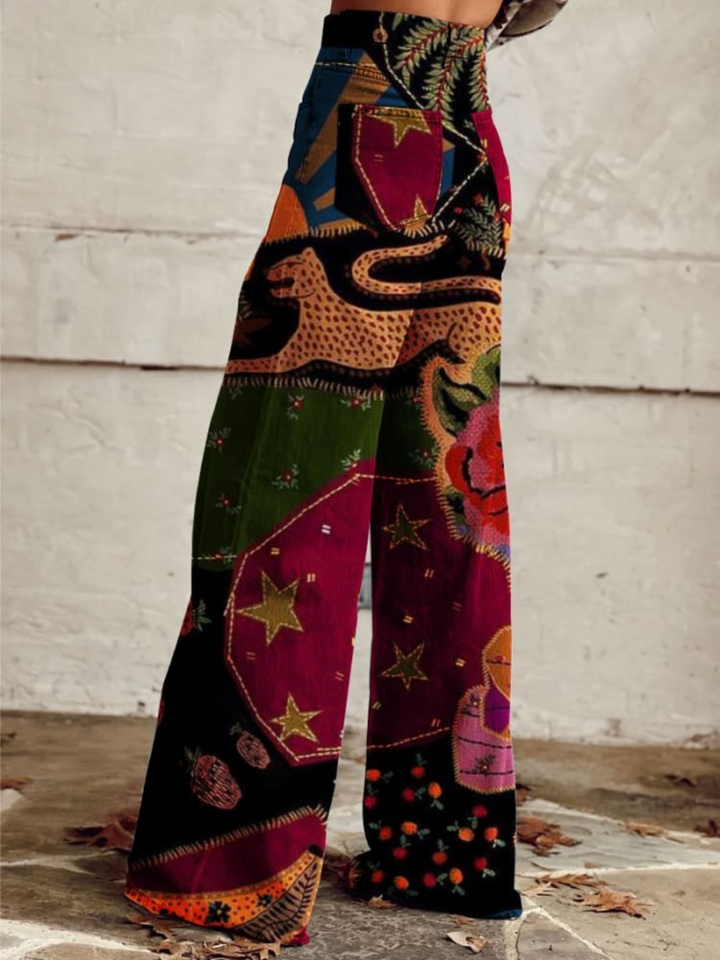 Janet | Eleganckie Boho Chic Spodnie