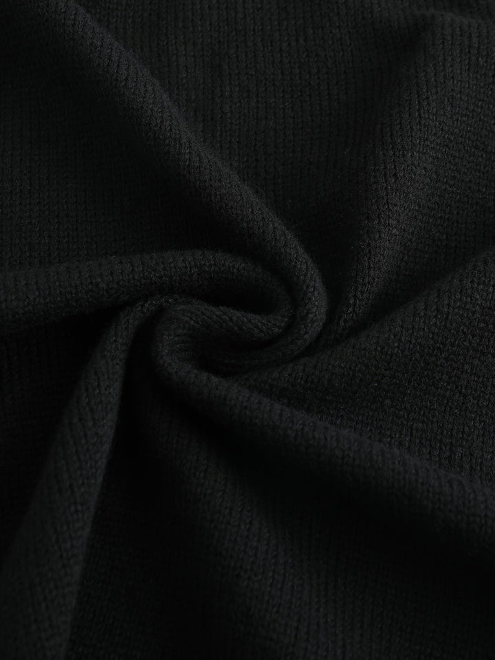 Gideon | Kamizelka Sweter V-Neck z Warkoczem