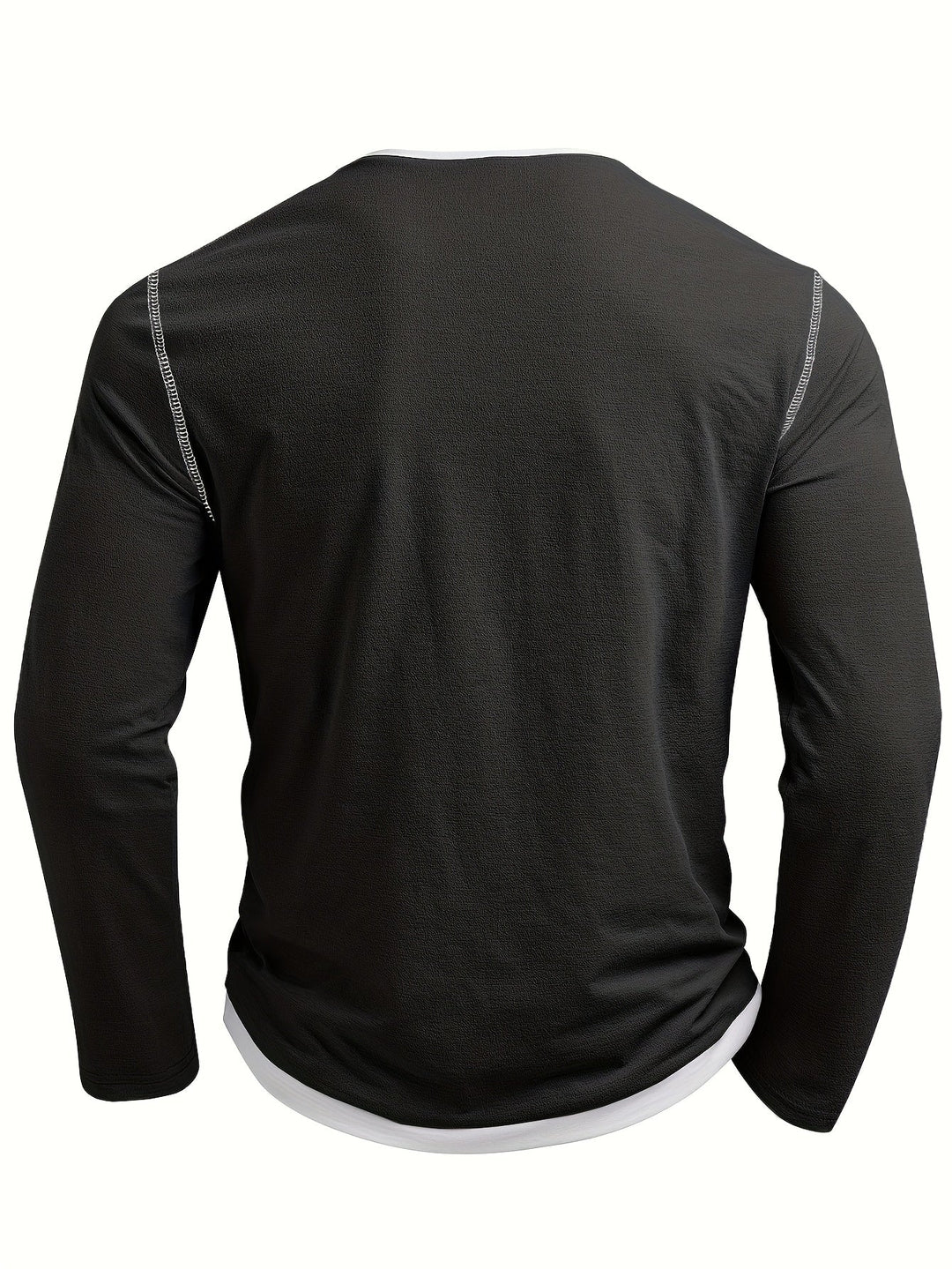Nathan | Elegancka koszula Henley z dekoltem w serek