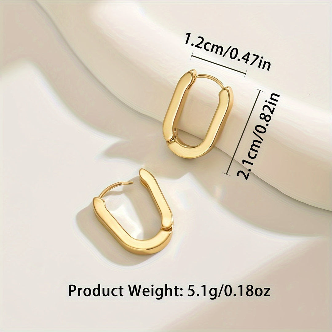 Wanda | Eleganckie Geometriczne Kolczyki Koła