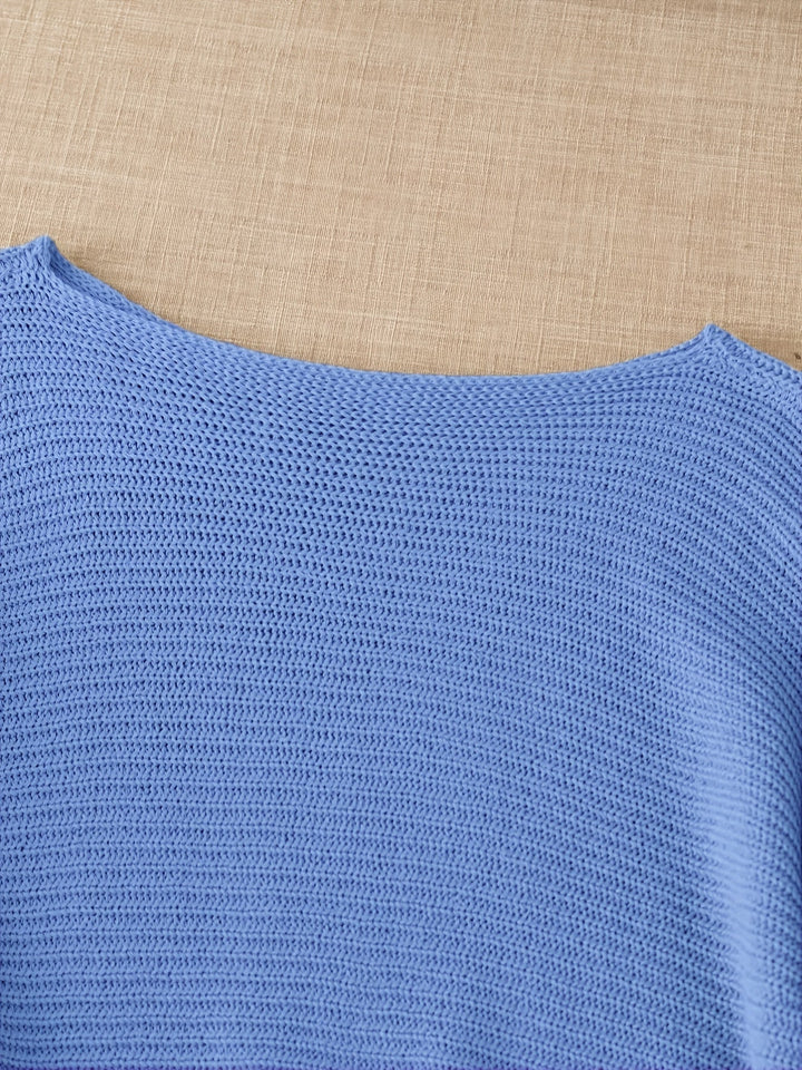Lena | Luźny sweter z otwartym splotem