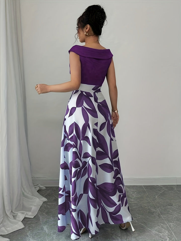 Lucille | Elegancka Kwiatowa Sukienka Maxi