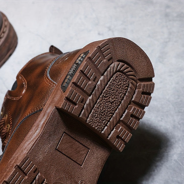 Duncan | Wytrzymałe wysokie buty sznurowane