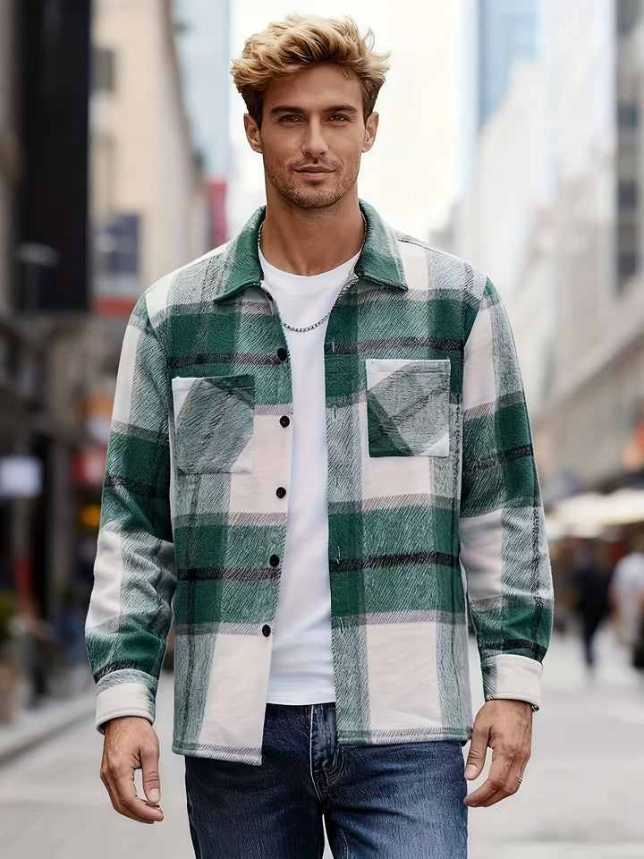 Corbin | Trwała Koszula Overshirt w Kratę