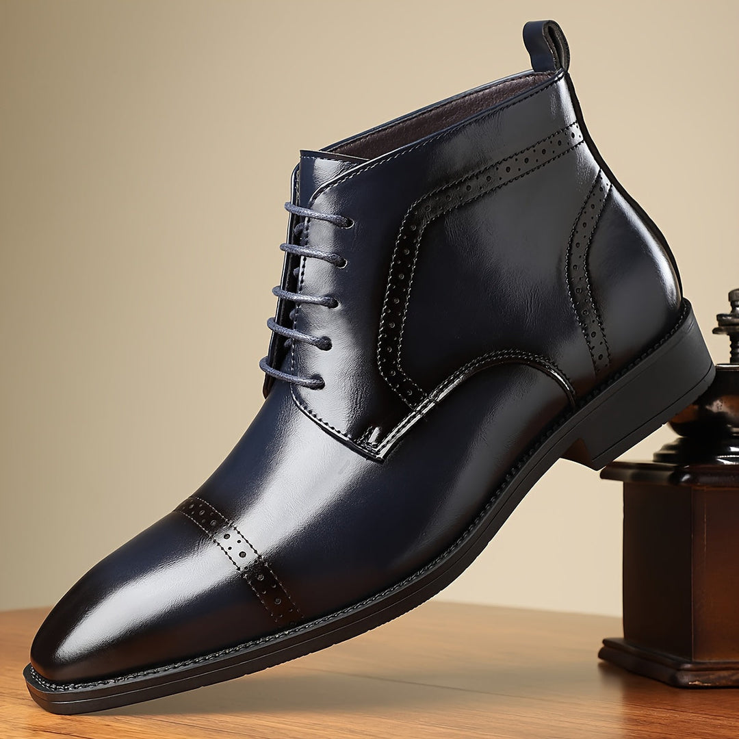 Everly | Eleganckie Botki za Kostkę z Noskiem
