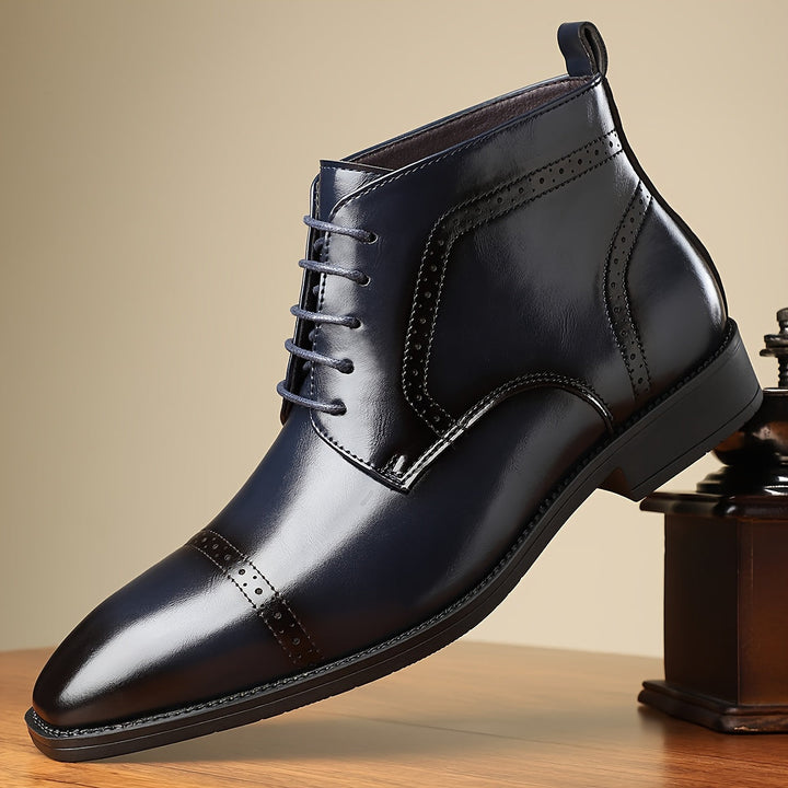 Everly | Eleganckie Botki za Kostkę z Noskiem