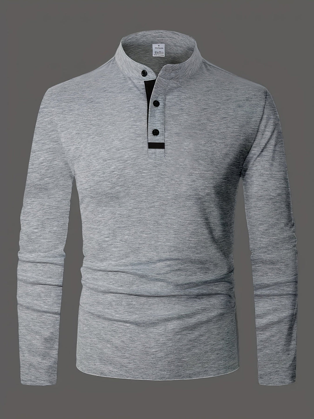 Jasper | Wyrafinowany longsleeve Henley