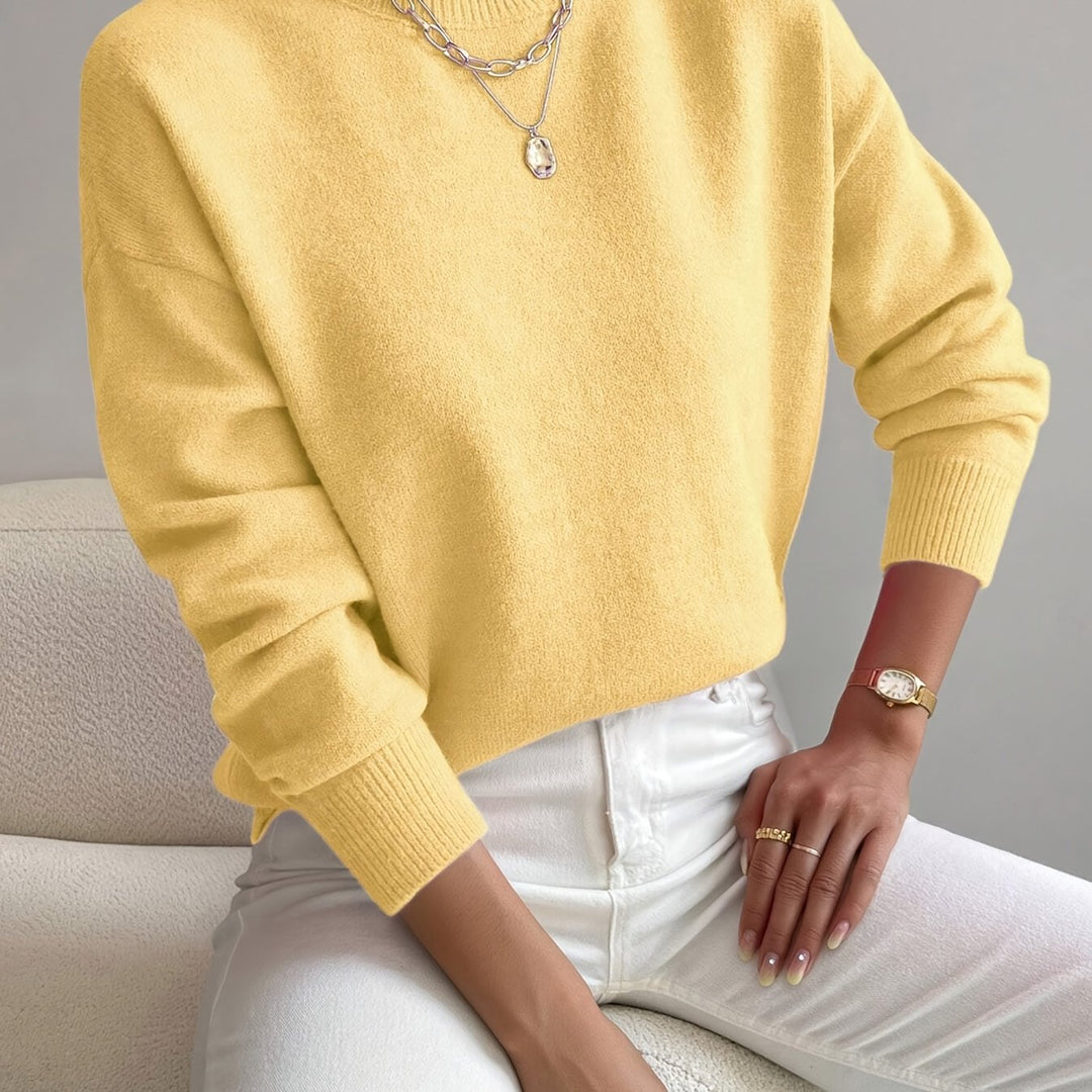Lorelei | Elegancki Sweter z Mock Neck
