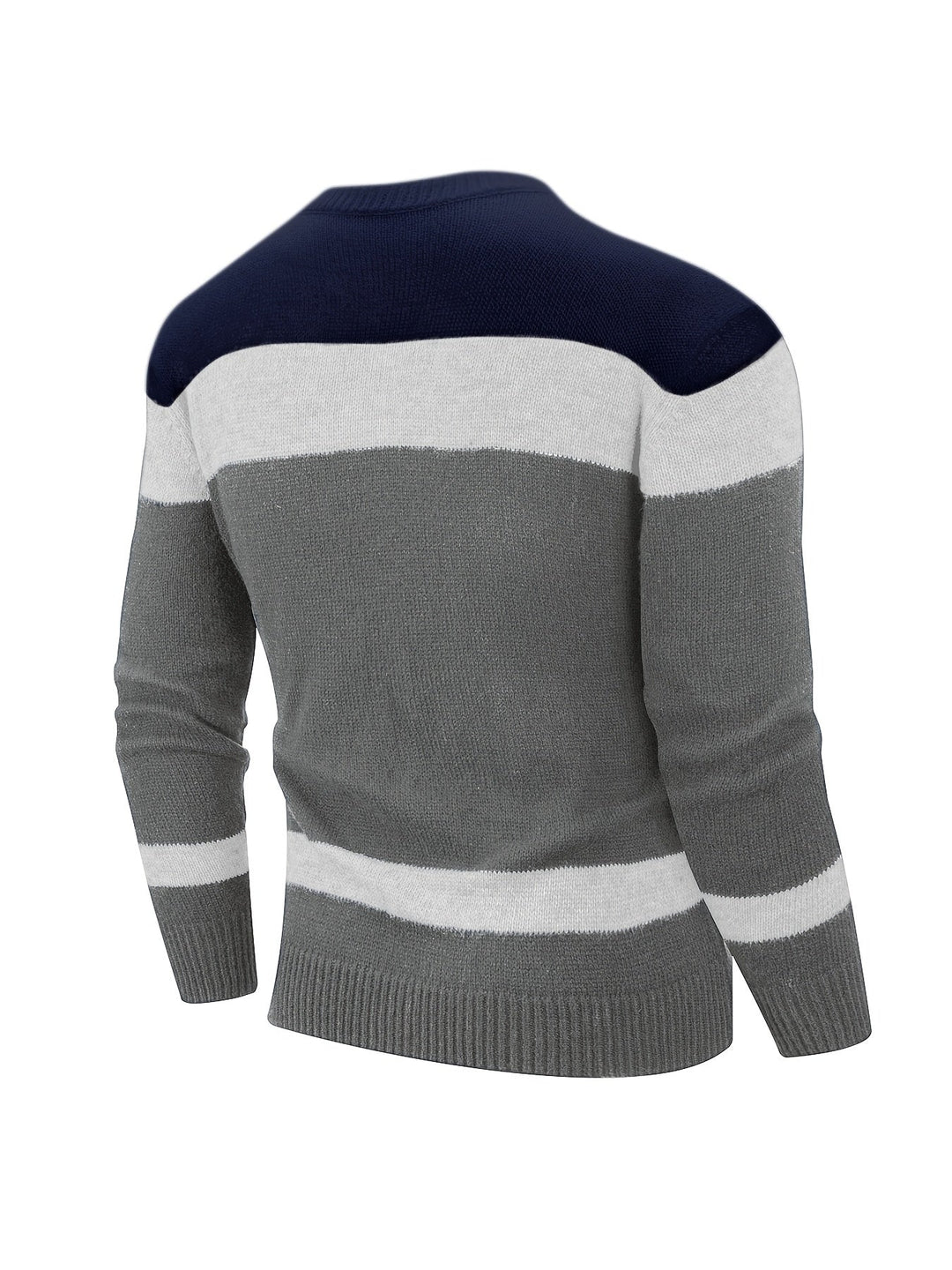 Ethan | Sweter z kolorowym blokiem