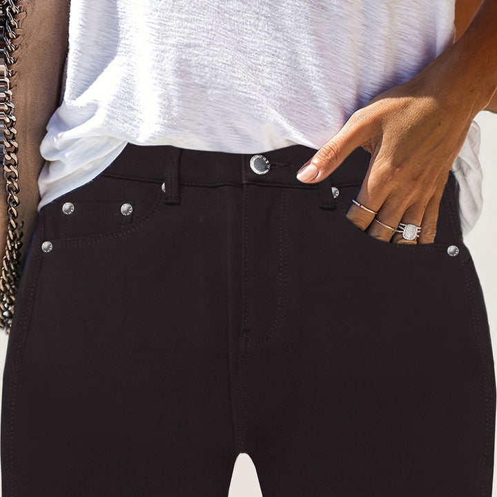 Joan | Jeansy Skinny z Wysokim Stanem