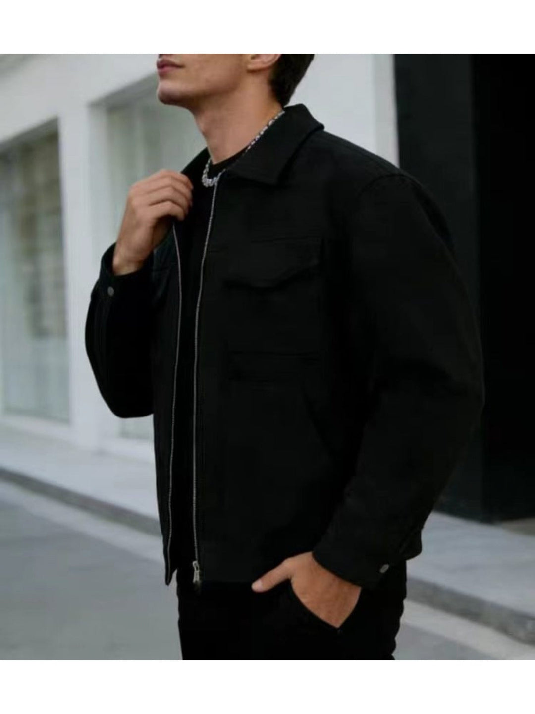 Chester | Nowoczesna Kurtka Użytkowa z Klapami