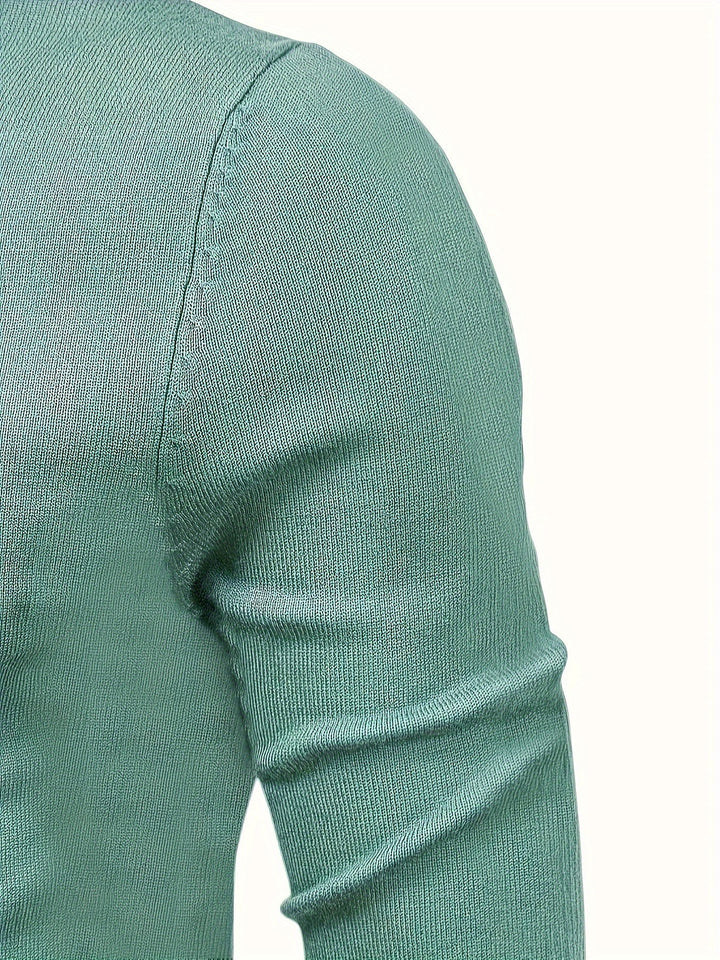 Malcolm | Klasyczny Sweter z Mock-Neck