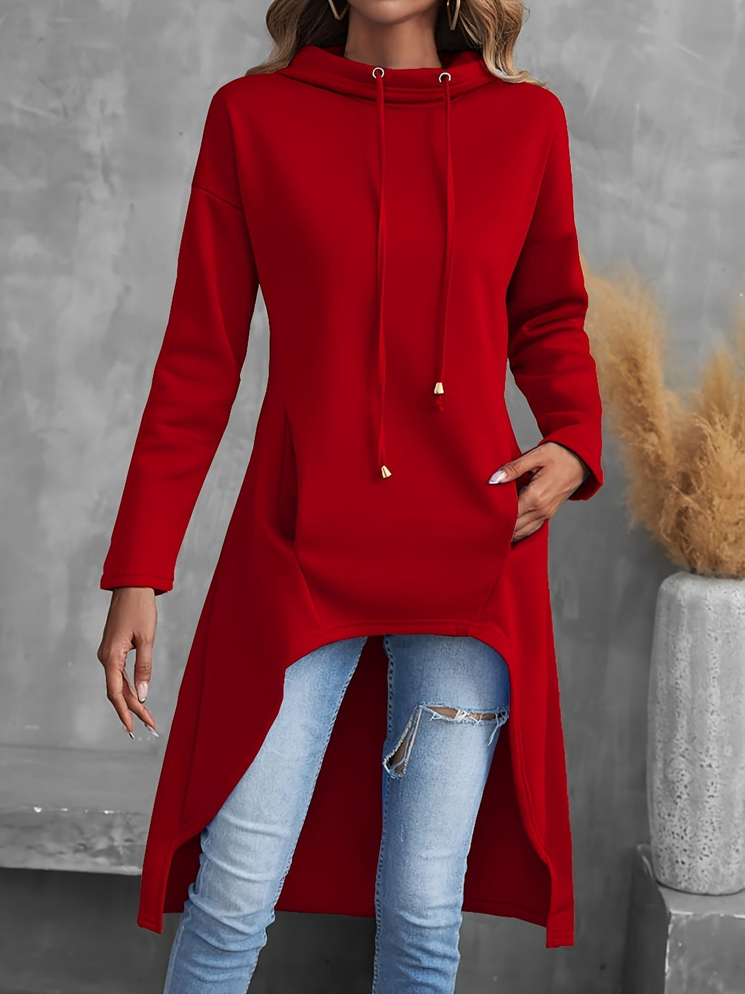 Tabitha | Bluza z kapturem z regulowanym sznurkiem