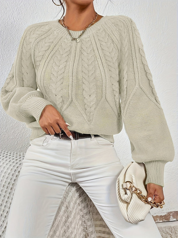 Eleanor | Luźny sweter w sploty
