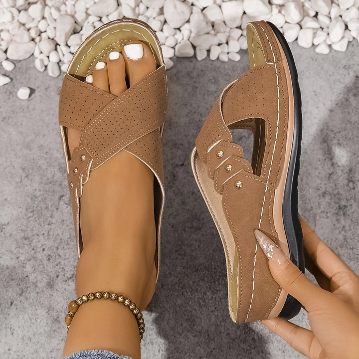 Charlotte | Premium Ortopedyczne Sandały Wedge