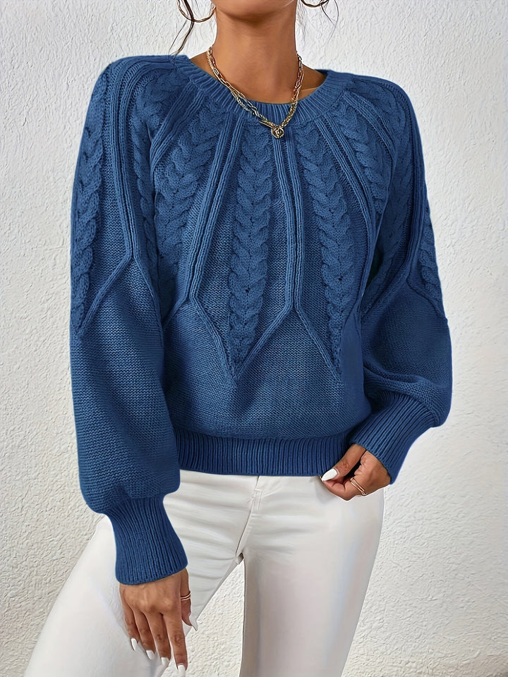Eleanor | Luźny sweter w sploty