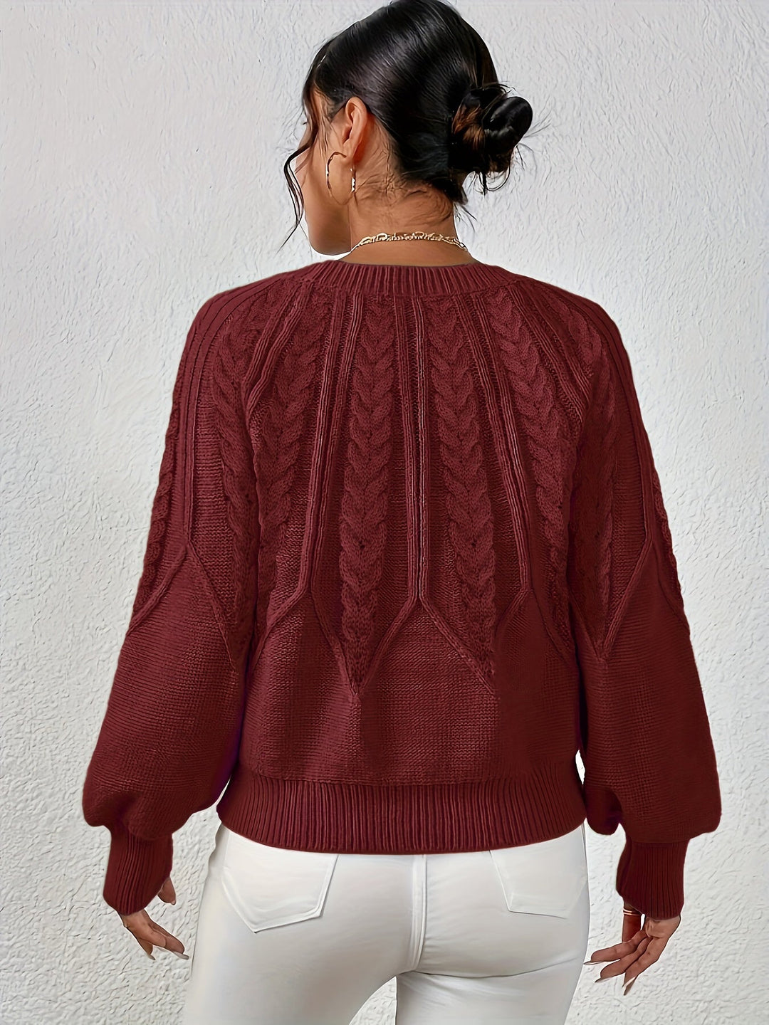 Eleanor | Luźny sweter w sploty