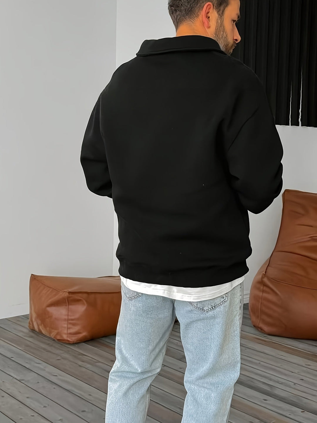 Nathaniel | Przytulny Sweatshirt z Pół-Zipem
