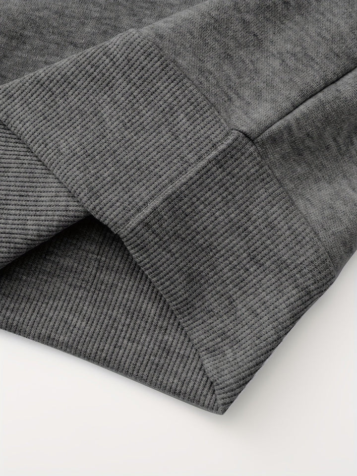Emmett | Elegancki Pulower z Połowicznym Zipperem