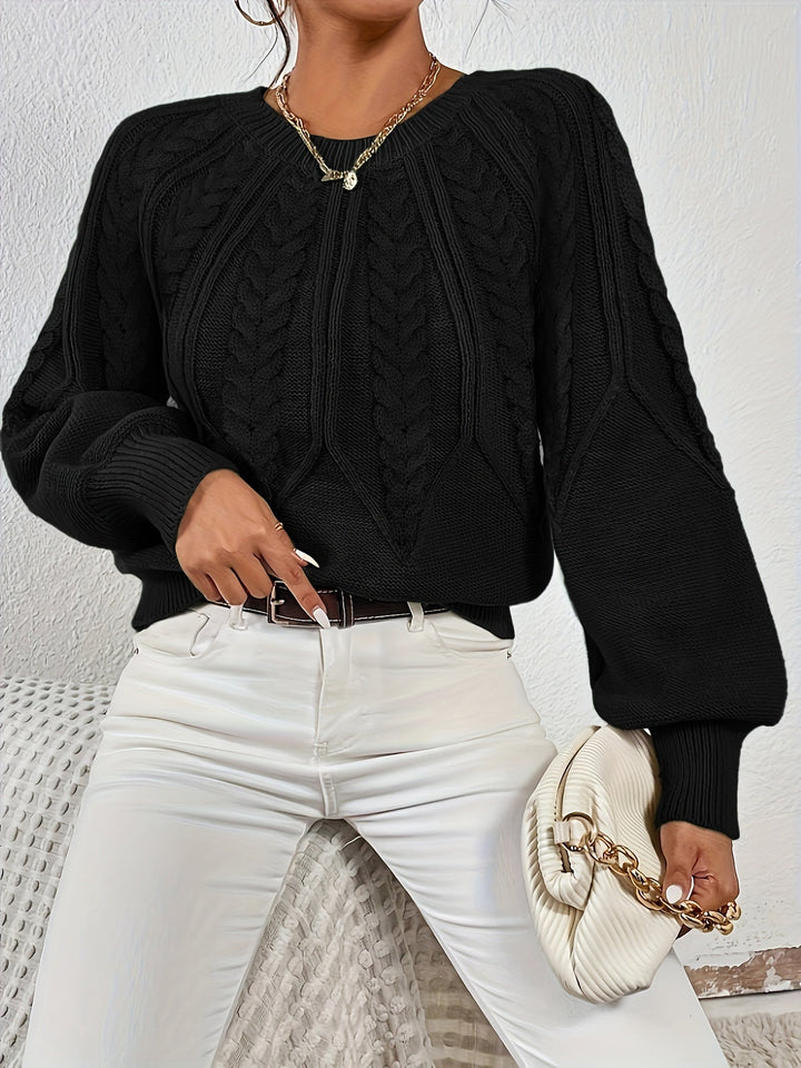 Eleanor | Luźny sweter w sploty