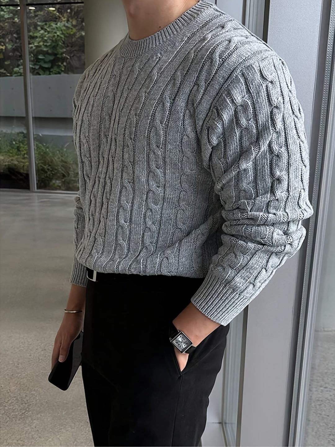 Preston | Sweter z Twisted Cable