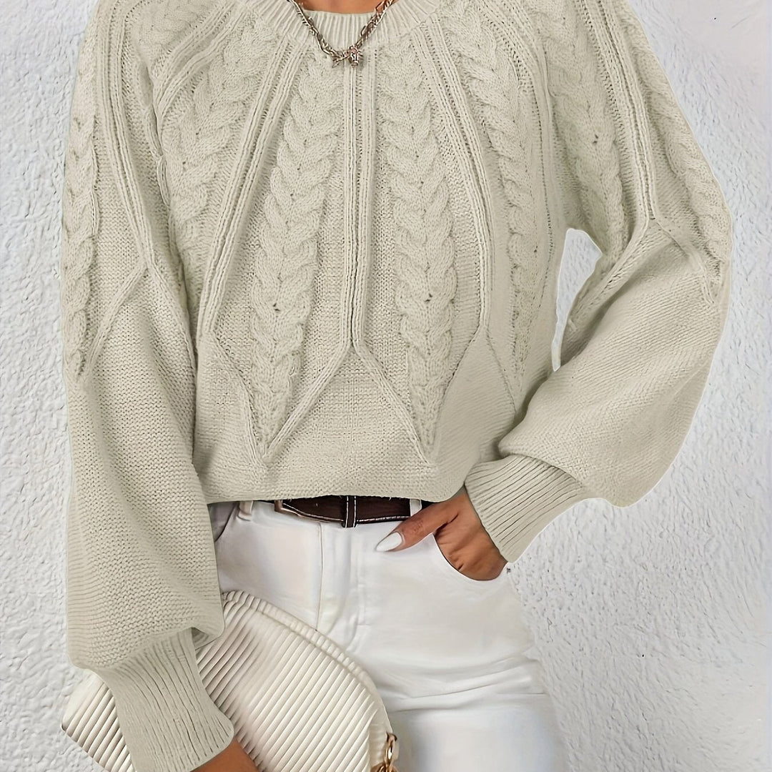 Eleanor | Luźny sweter w sploty