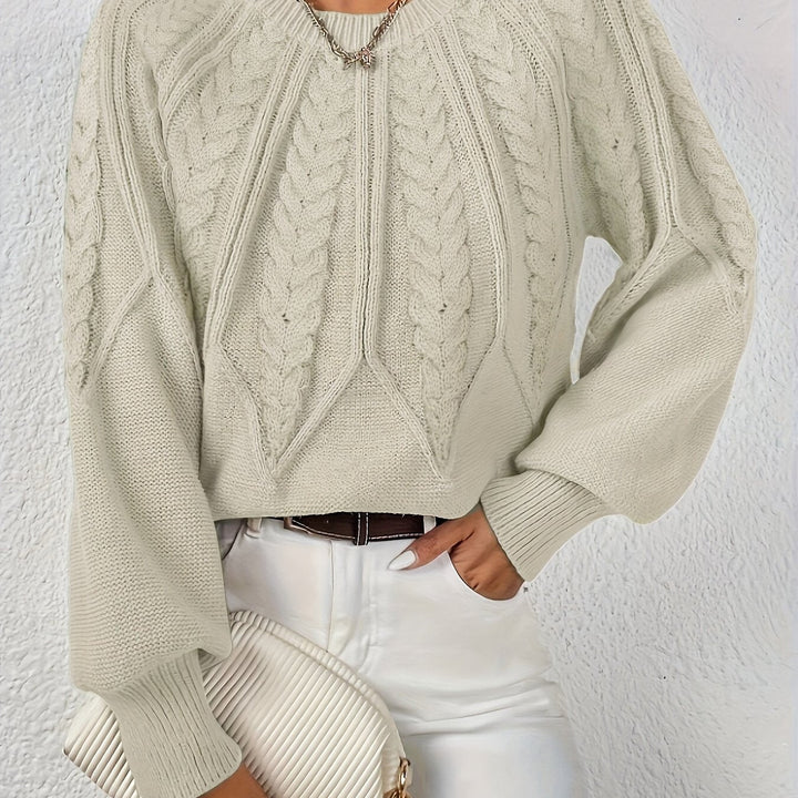 Eleanor | Luźny sweter w sploty