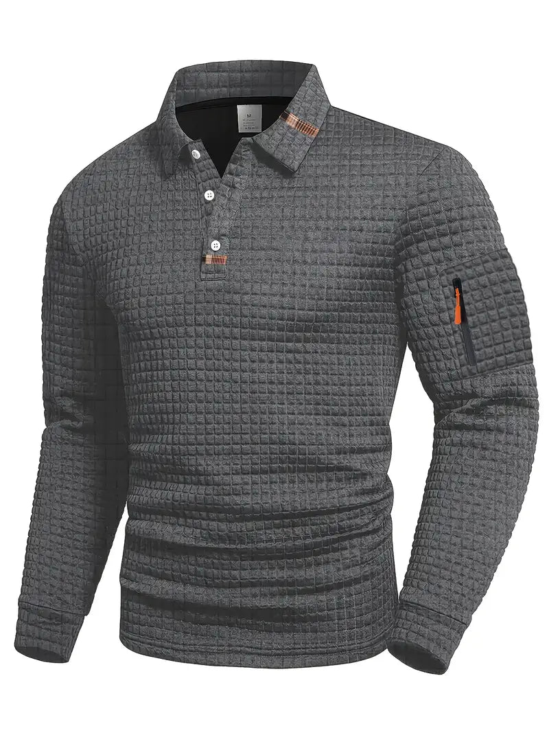 Aaron | Koszulka Polo z Kieszonką na Rękawie