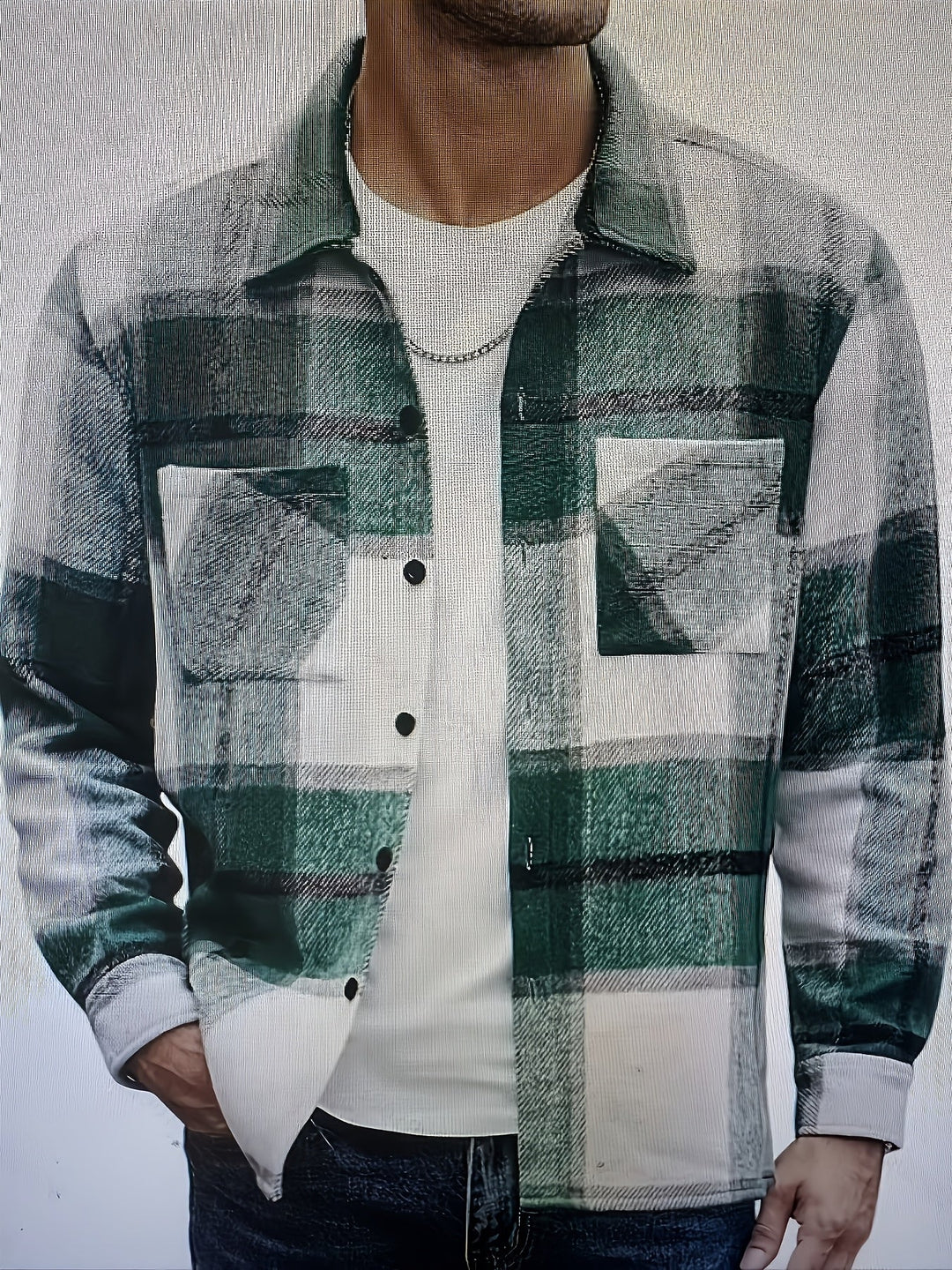 Corbin | Trwała Koszula Overshirt w Kratę