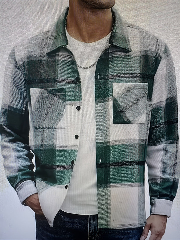 Corbin | Trwała Koszula Overshirt w Kratę