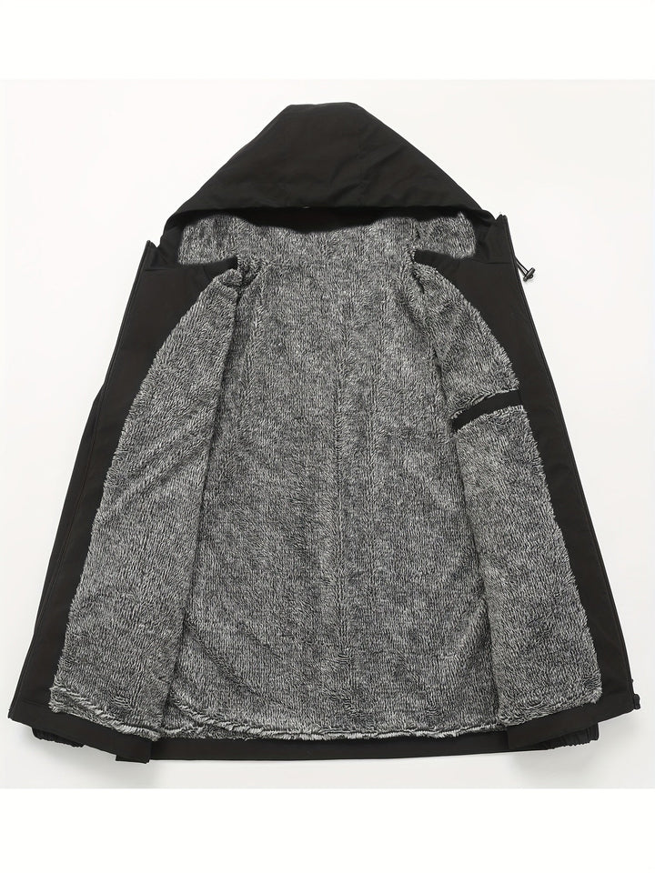 Victor | Przytulna Kurtka z Kapturem i Fleece&