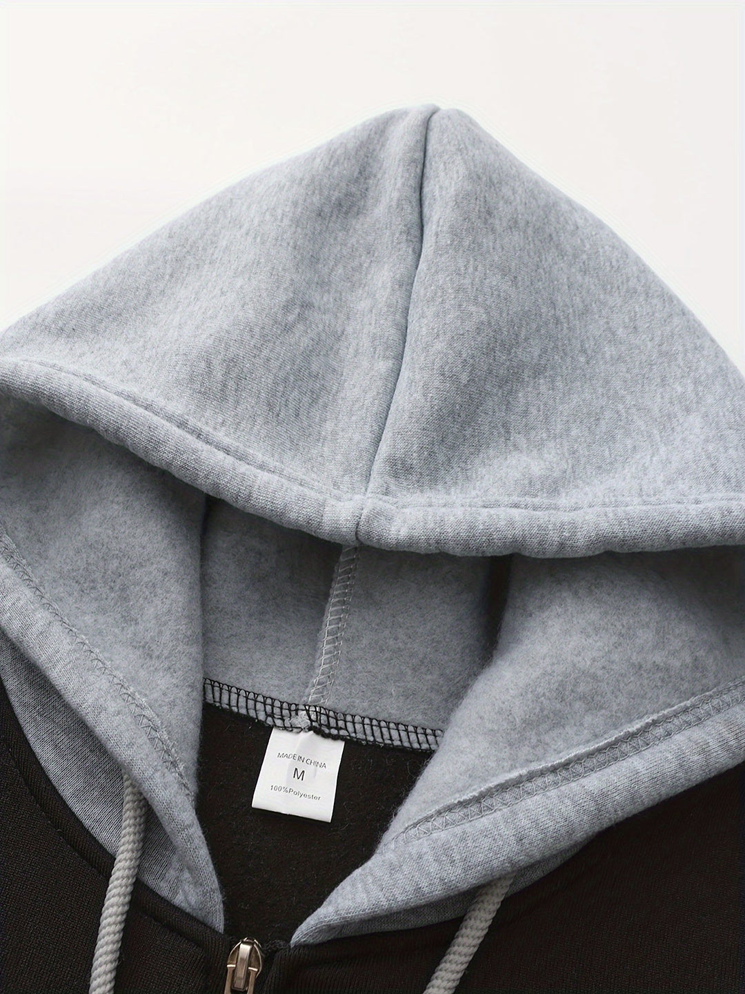 Cedric | Kolorowy Blok Zip-Up Hoodie