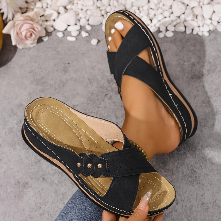 Charlotte | Premium Ortopedyczne Sandały Wedge