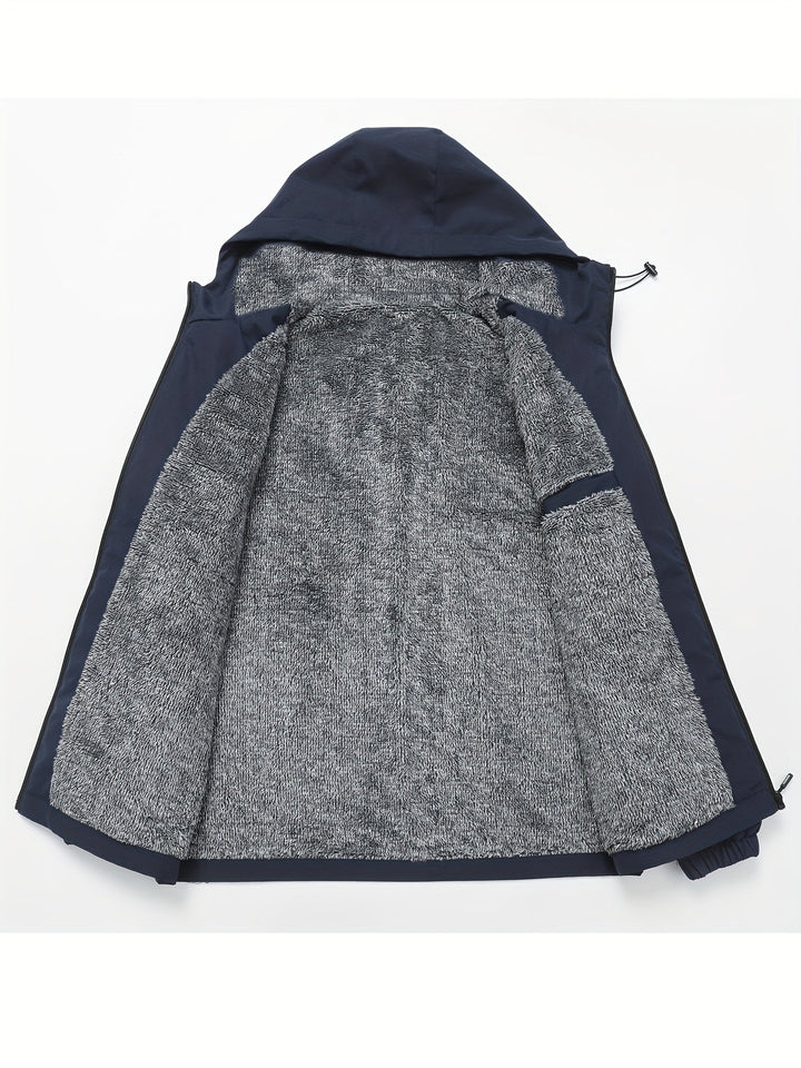 Victor | Przytulna Kurtka z Kapturem i Fleece&