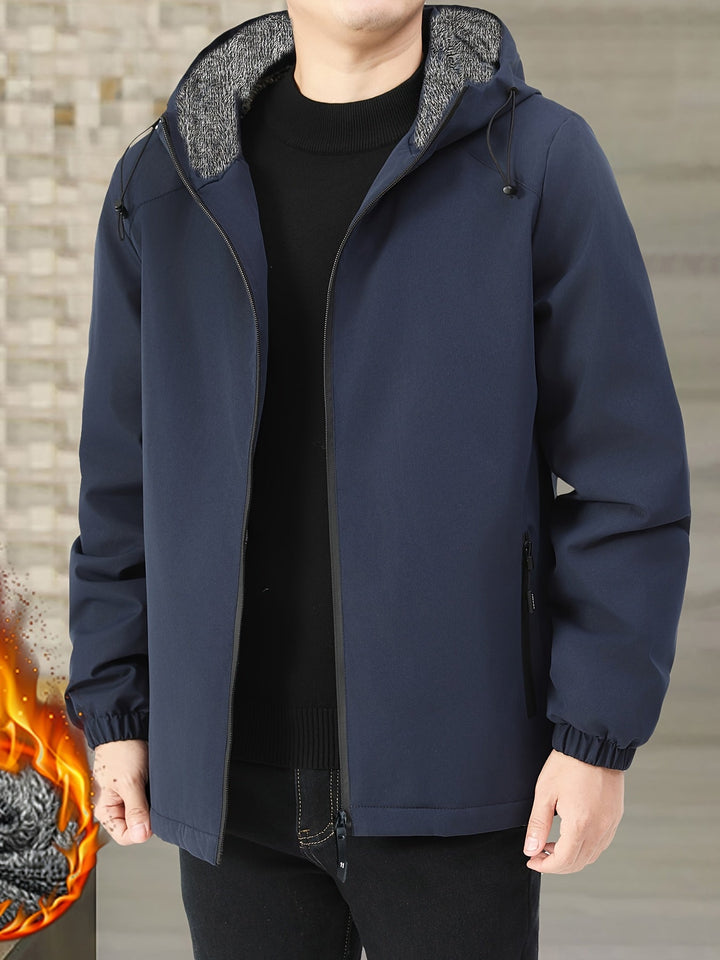 Victor | Przytulna Kurtka z Kapturem i Fleece&