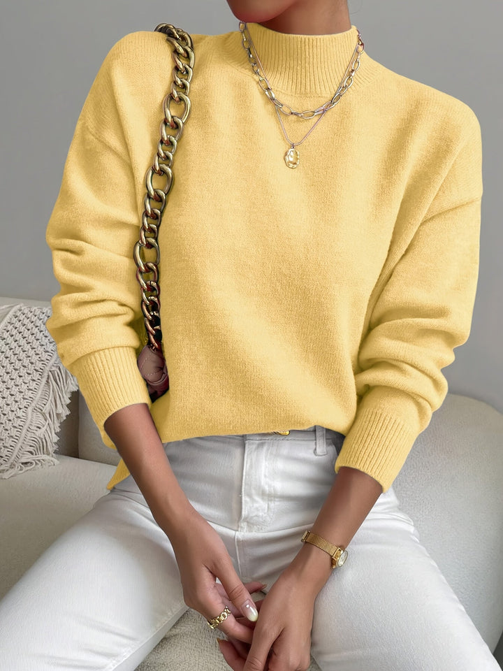 Lorelei | Elegancki Sweter z Mock Neck