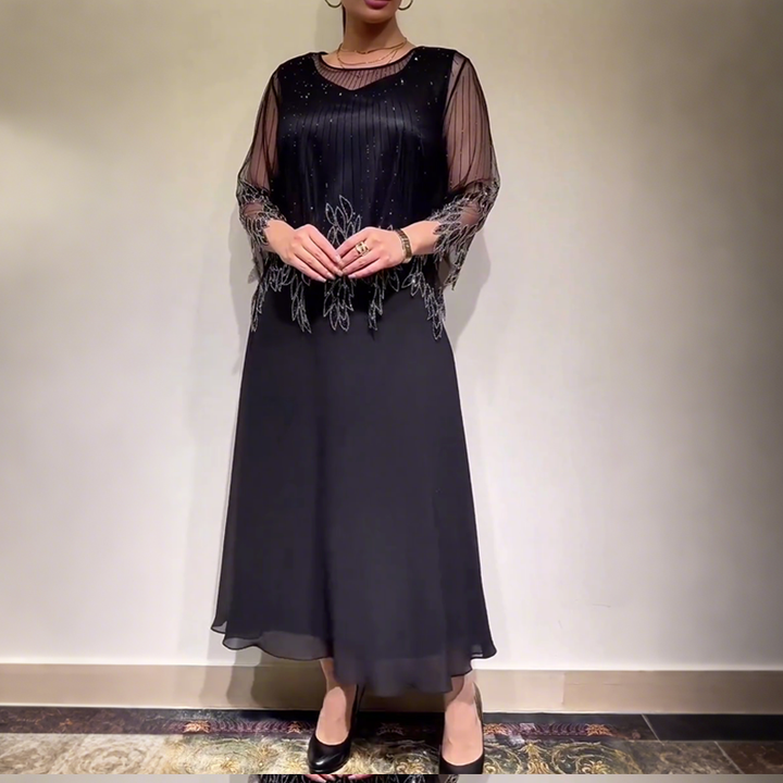 Ava | Stylowa Casual Midi Sukienka