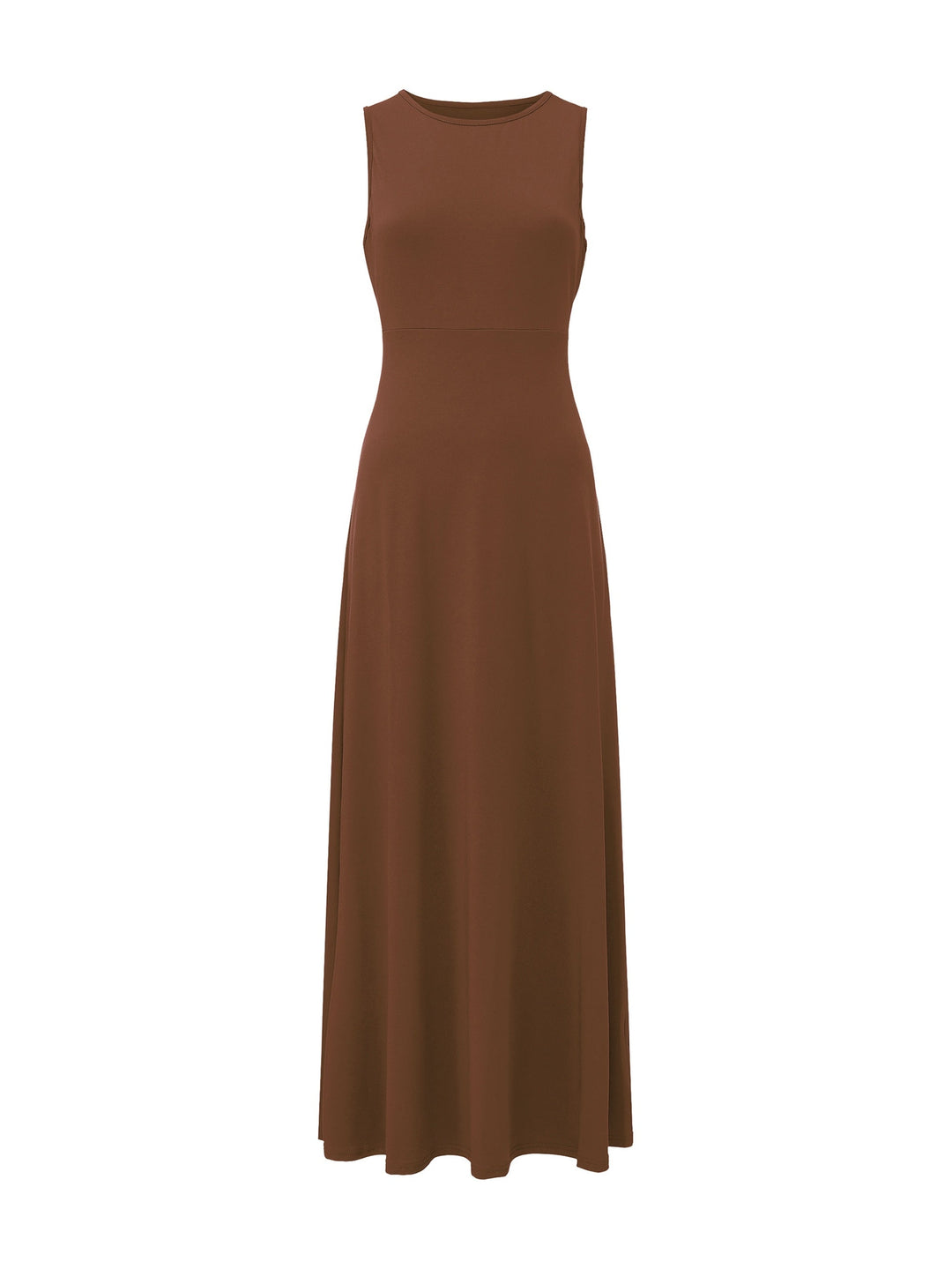 Clarissa | Bezramienna, zwiewna sukienka maxi